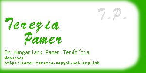 terezia pamer business card